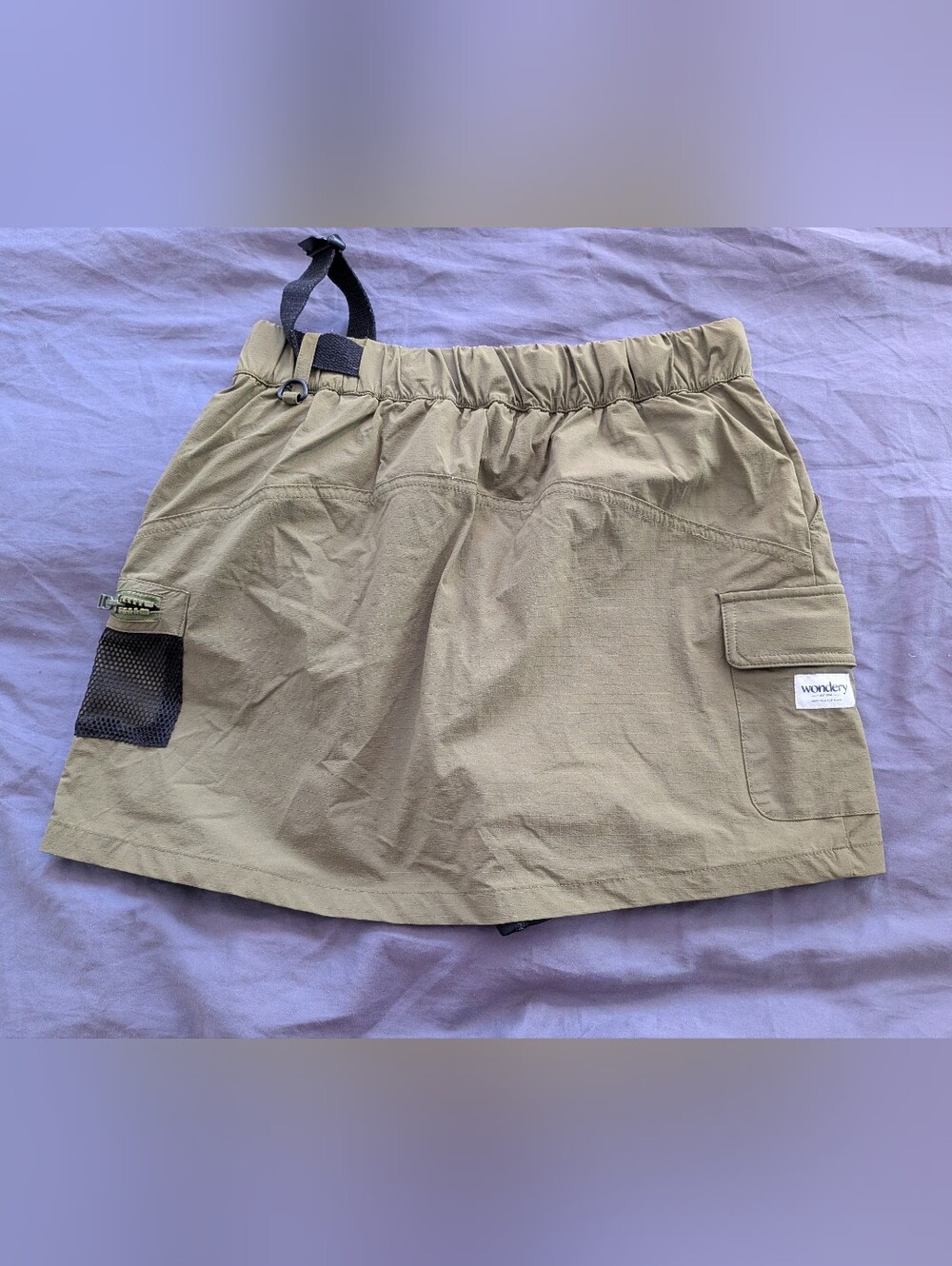 Wondery Outdoors Ephedra Trail Skort 2.0 Size S In Forest (Olive Green)
